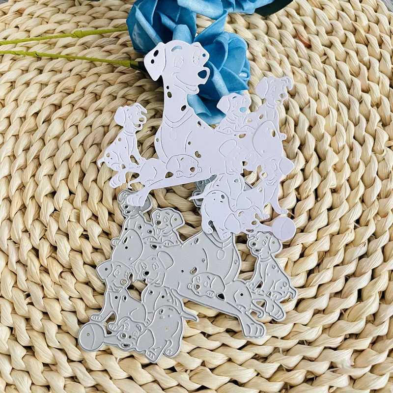 

Металлические штампы с милыми животными Собаками Для высечки «сделай сам» для скрапбукинга бумажных открыток тиснение ремесло высечка руч...