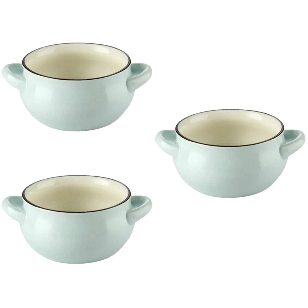

Bowls Ceramic Porcelain Ramekin Soup Bowl Cups Dishes Sauce Snack Jar Seasoning Crock Onion French Storage Custardmultipurpose