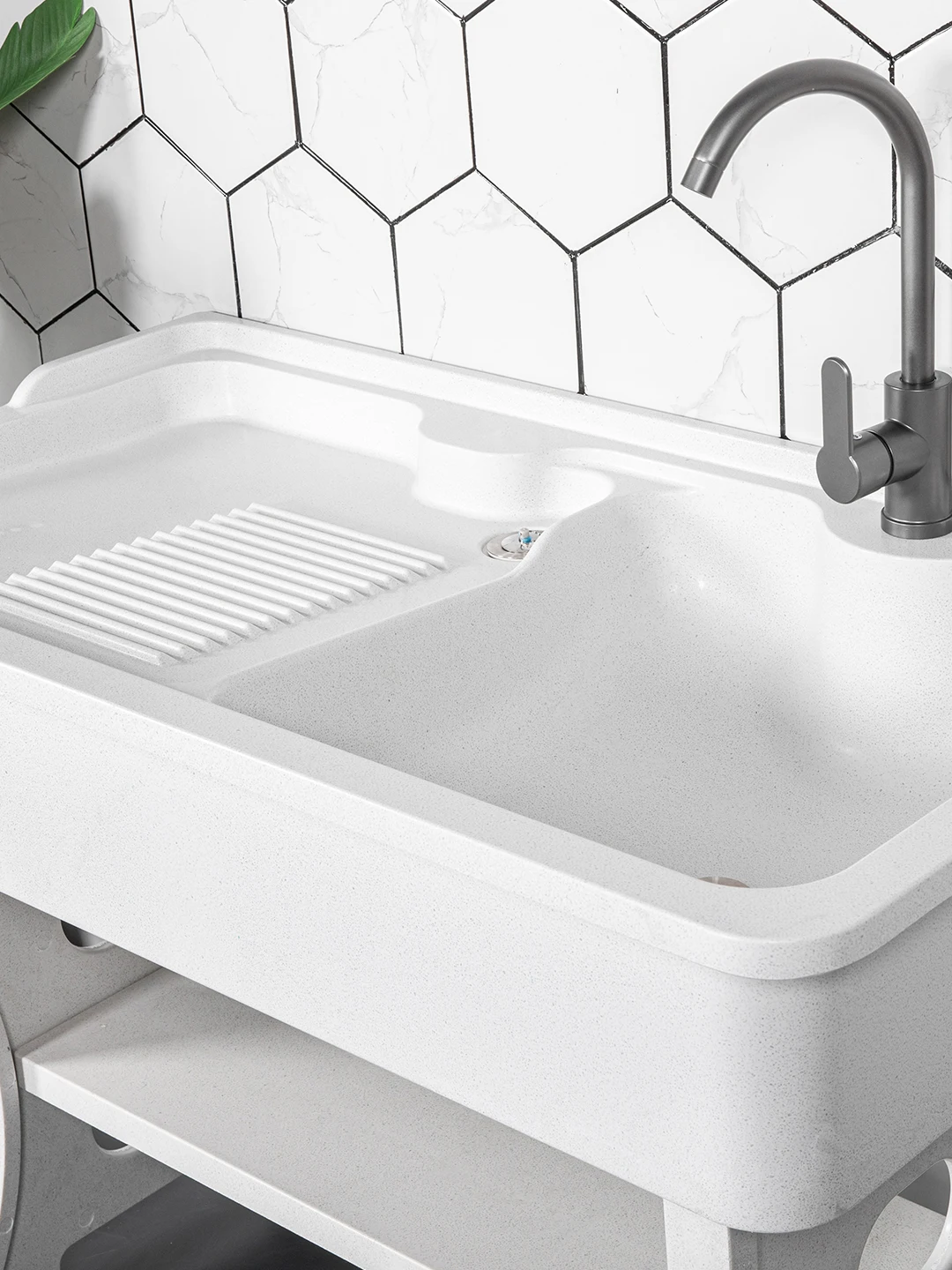 Кварцевый камень Лайма для дома и улицы балкона двора со встроенной мойкой