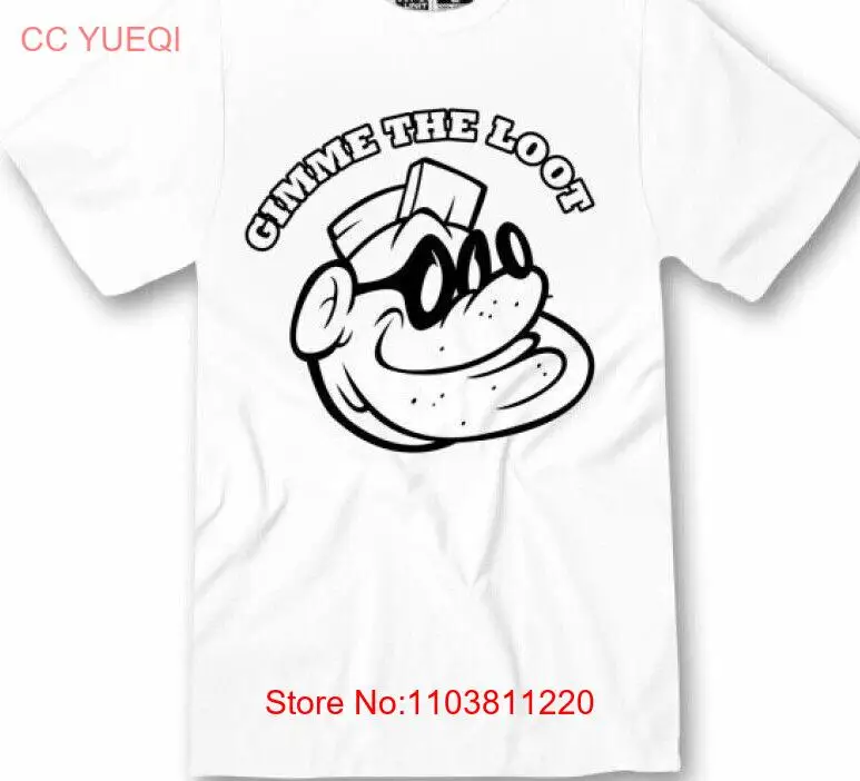 Футболка Gimmie The Loot новинка ретро хип-хоп рэп ловушка Drill 420 Бигги деньги наличными