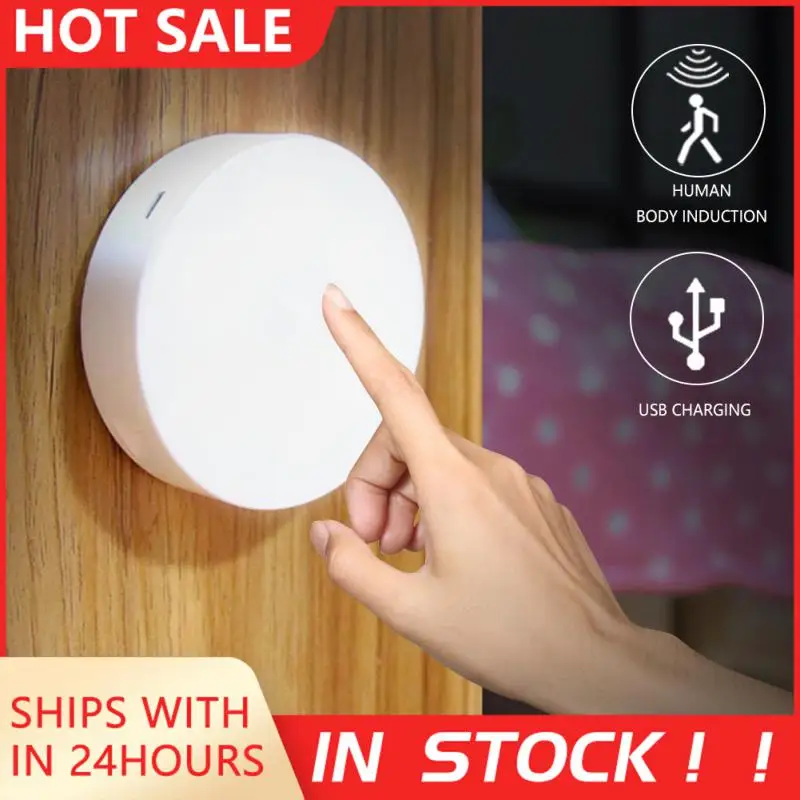 

Motion Sensor LED Night Light USB Rechargeable Energy-saving Bedroom Washroom Stairs Intelligent Induction Lamp Smart Home