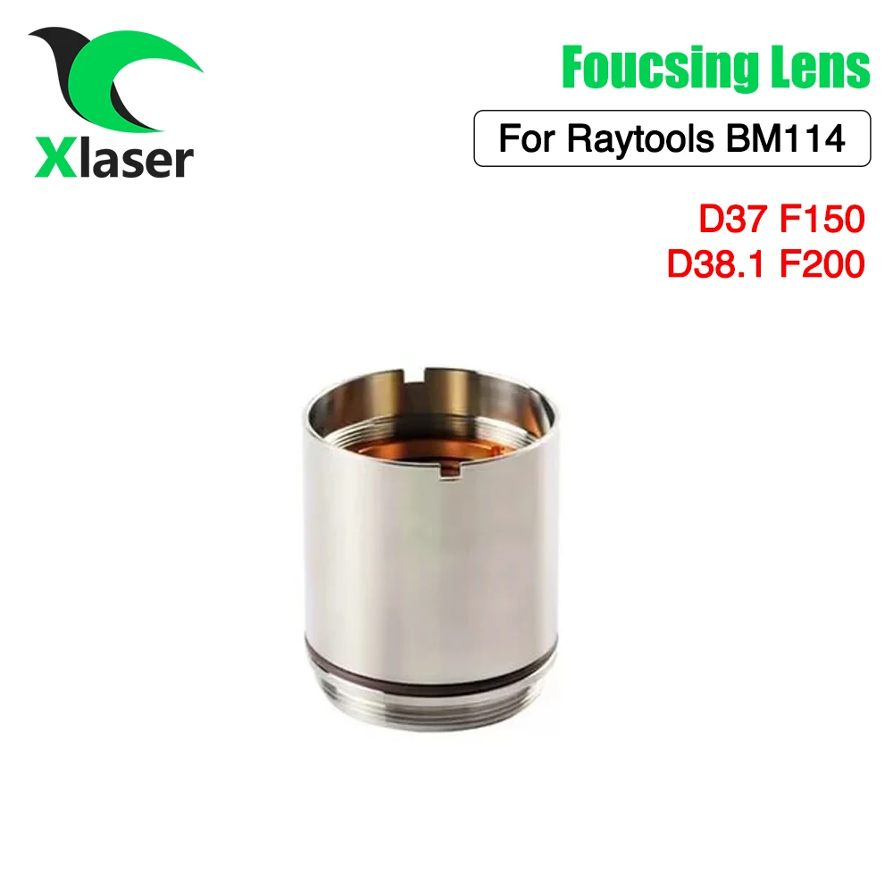 XLaser Raytools BM114 Коллиматорная и фокусирующая линза D37 F100 150 D38.1 F200 для 114S Волоконная