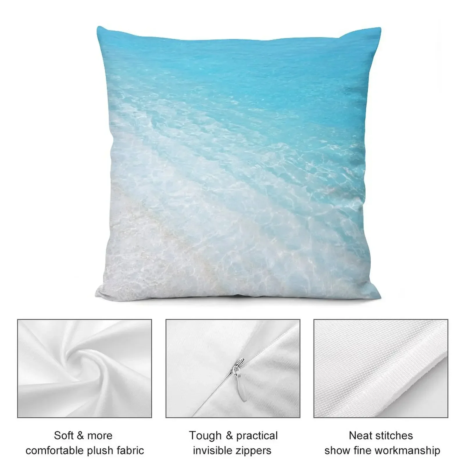 Тропические океанские волны бирюзово-синяя водная подушка роскошные аксессуары