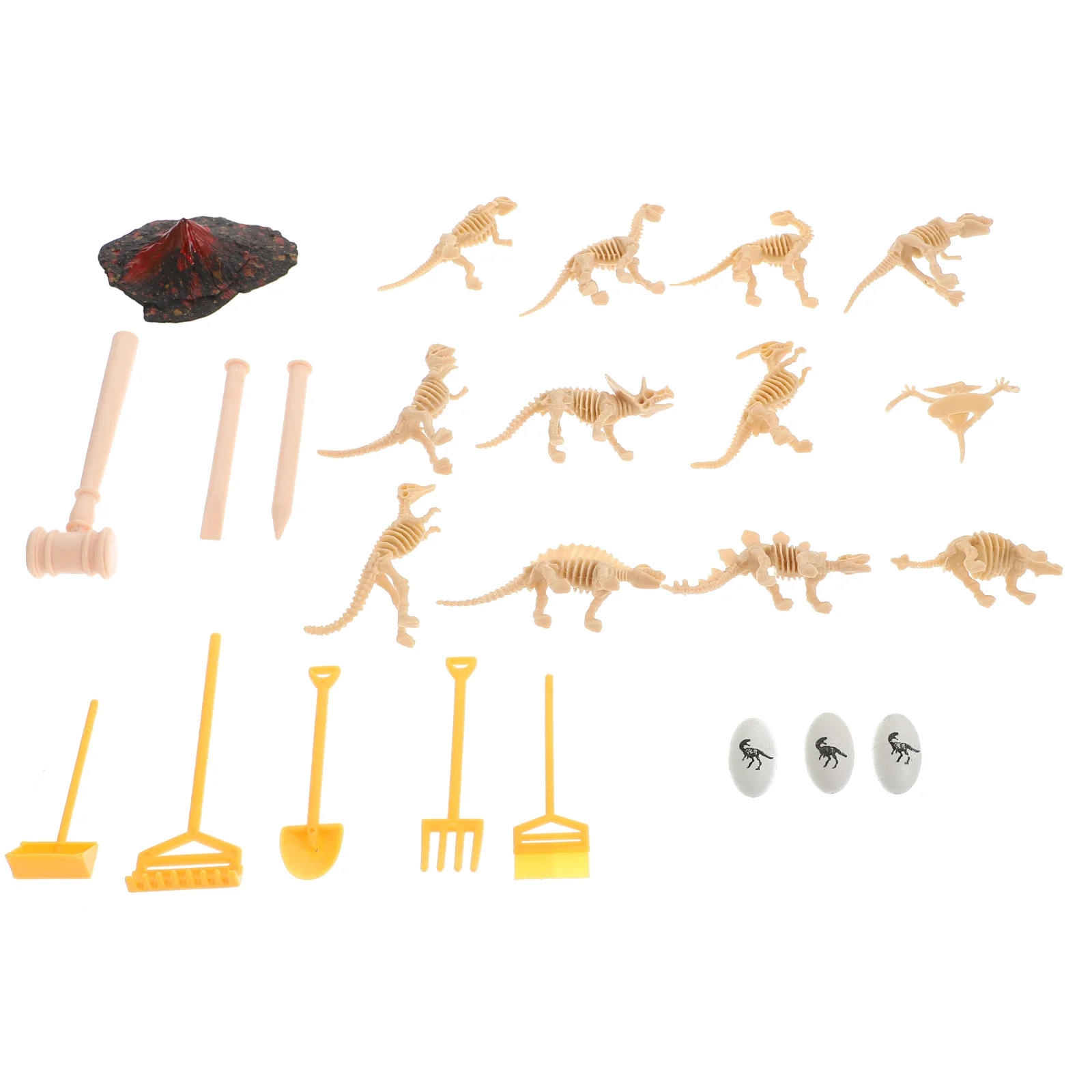 

24 Pcs Mini Gifts Dinosaur Dinosaurs Fossils Stylish Archaeological Toys Set DIY Teaching Model Educational Child Kit