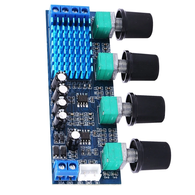 2X XH-M577 TPA3116D2 Audio High Power Tone Op Amps DC 12-24V Dual-Channel Stereo 2 X 80W Digital Amplifier Board B4-003 | Электроника