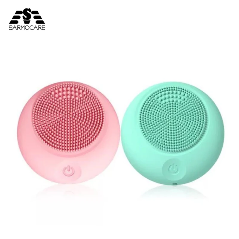 

Mini Facial Cleaning Brush USB Rechargeable Electric Face Cleaner Portable Facial Cleanser Skin Scrubber Face Massager Tools
