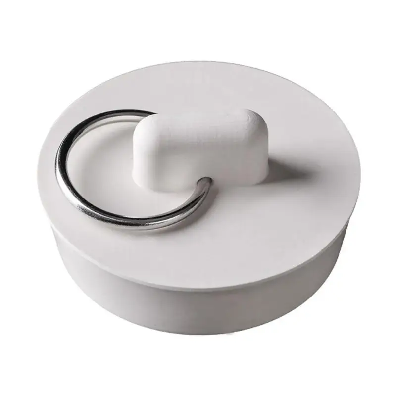 

2/4/5PCS High Temperature Resisting Anti-smell Floor Cover Rubber Bathtub Plug Mop Aging Resistant Shower Drain No Deformation