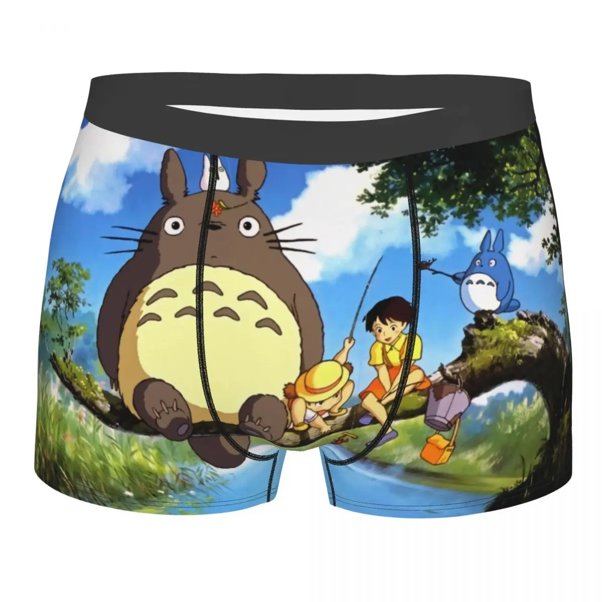 

My Neighbour Totoro Underpants Homme Panties Man Underwear Sexy Shorts Boxer Briefs
