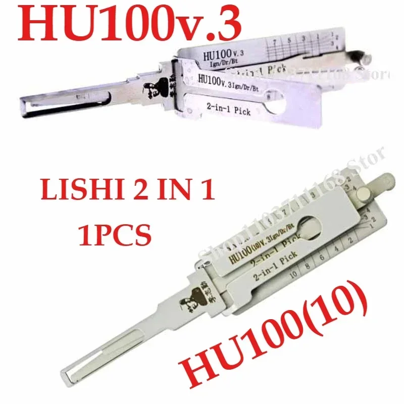 Фото Инструменты для ремонта Lishi HYN7R GM39 HU83 SIP22 HU71 HU134 TOY2018 TOY2014 SIP22 HON66 HU162T HU64 MAZ24 NSN14 2-в-1 декодер и выборка №2