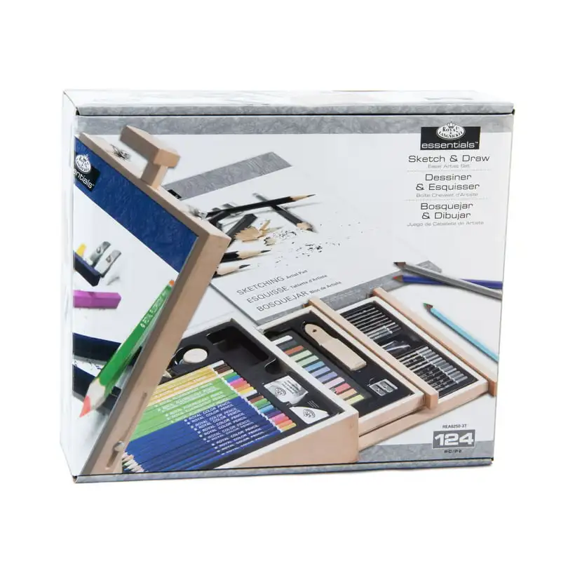 

Langnickel Sketch and Draw Box Easel Art Set, 152pc