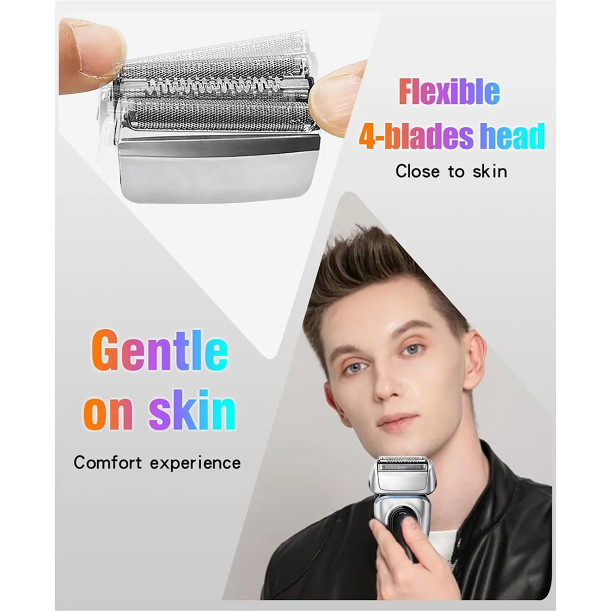 2 упаковки сменная головка 83 м для Braun Series 8 S8 лезвия электробритвы модель 8370Cc 8340S