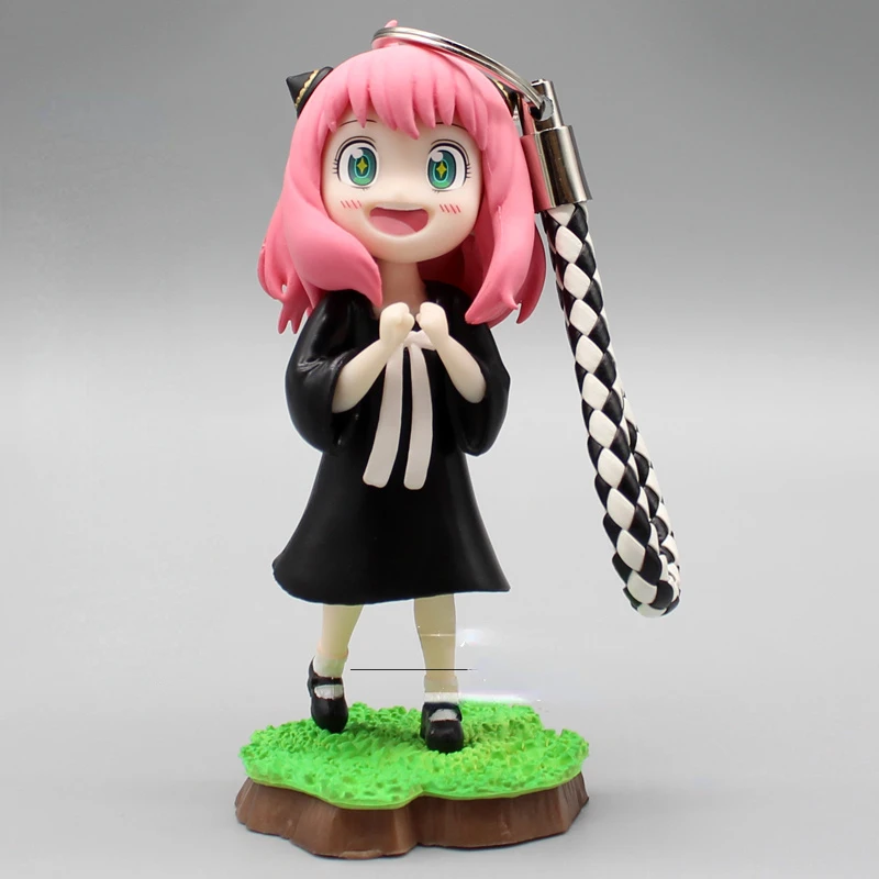 

Anya Spy X Family Action Figure Pendant Spy X Family Figure Keychain PVC Anime Manga Action Figure Keychain Decoration for Gift