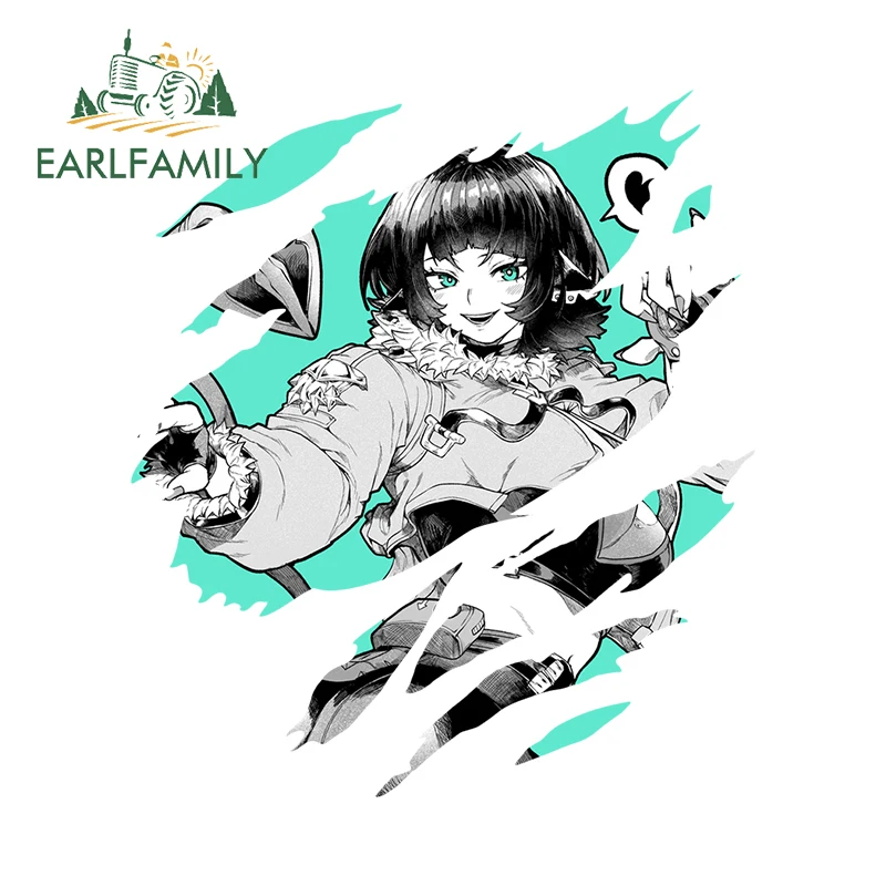 

EARLFAMILY Tear Zenless Zone Zero автомобильные наклейки креативный Эллен Джо Джейн зеркальные наклейки солнцезащитный крем холодильник автомобильные аксессуары