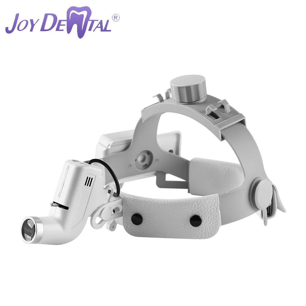 

JOY DENTAL Dental LED Head Light Lamp for Binocular Loupes Brightness and Spot Size Adjustable Suitable for Surgical Operation