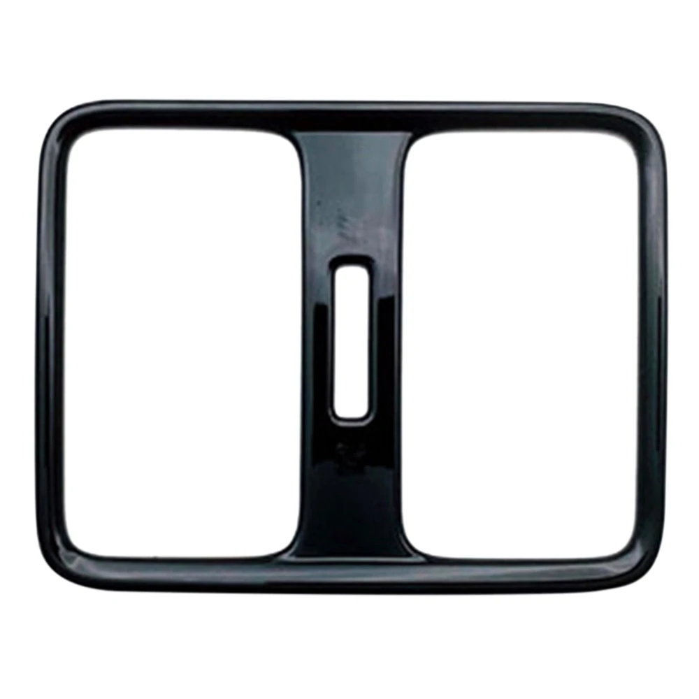 

For Honda Vezel HR-V HRV 2021 2022 Interior Car Glossy Black Rear Seat Air Conditioning Vent Cover Trim Decoration