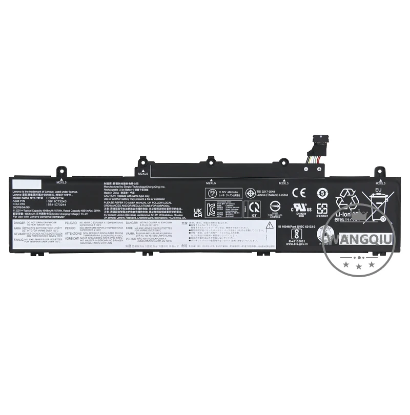 Оригинальный аккумулятор WANGQIU для ноутбука Lenovo L20L3PD4 L20M3PD4 L20C3PD4 L20D3PD4 L19C3PD5 L19D3PD5 L19M3PD5