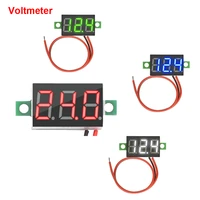 0 36 inch dc4v 30 0v mini led digital voltmeter red green blue white voltage tester meter electronic parts accessories tools