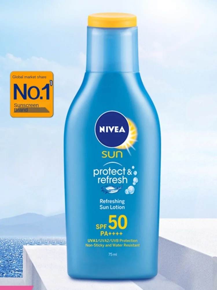 

TT Nivea Sunscreen Men's and Women's Face Sunscreen Lotion Isolation Refreshing UV Protection Whole Body Genuine