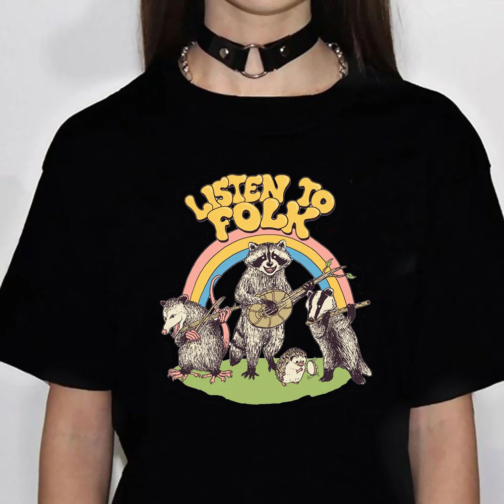 

Hedgehog Cat Dog t shirt women graphic tshirt girl harajuku clothing