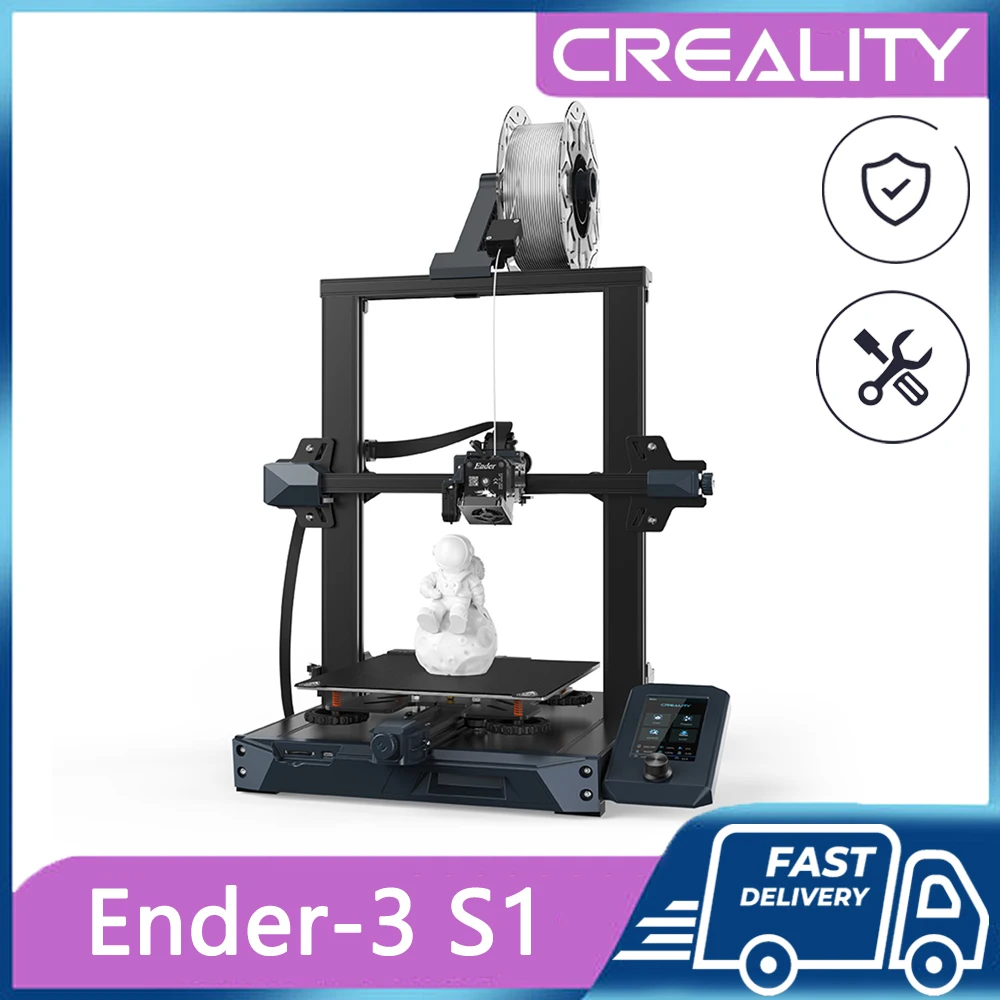 

3D-принтер Creality Ender-3 S1 FDM, двухступенчатый экструдер, 32 бит, бесшумная работа, высокая точность, автовыравнивание