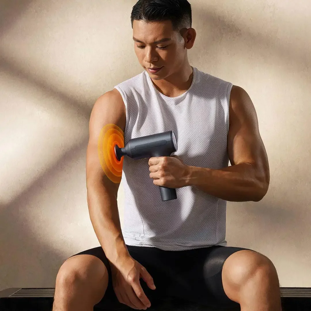 Mijia Hot Compress Fascia Gun H3 Двойной эффект мощности и тепловой энергии Быстрый нагрев за 5