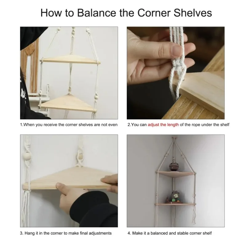 Угловая плавающая полка настенная подвесная деревенская деревянная треугольная