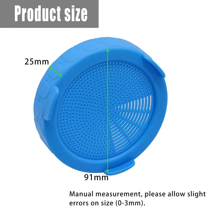 AT69-Крышка для растущей банки каменщика с широким горлышком подставка