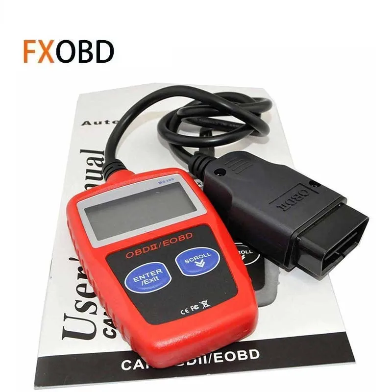Новый сканер MS309 OBD2, автомобильная система двигателя, диагностический инструмент, считыватель кодов автомобиля EOBD OBD 2, многоязычный диагностический сканер
