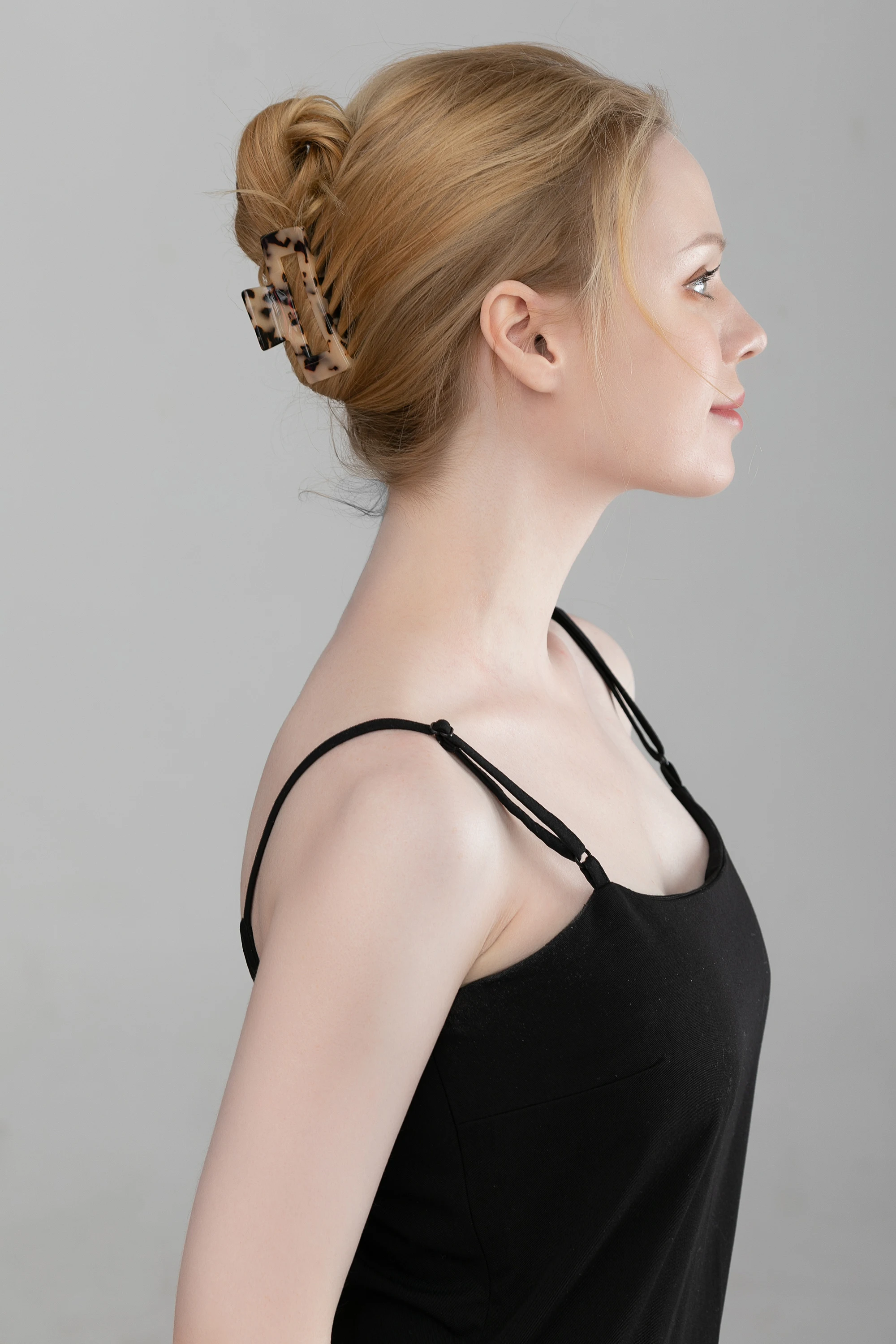 Prettyou 7 5 см целлулоидный французский дизайн Ацетатный зажим Роскошная заколка для