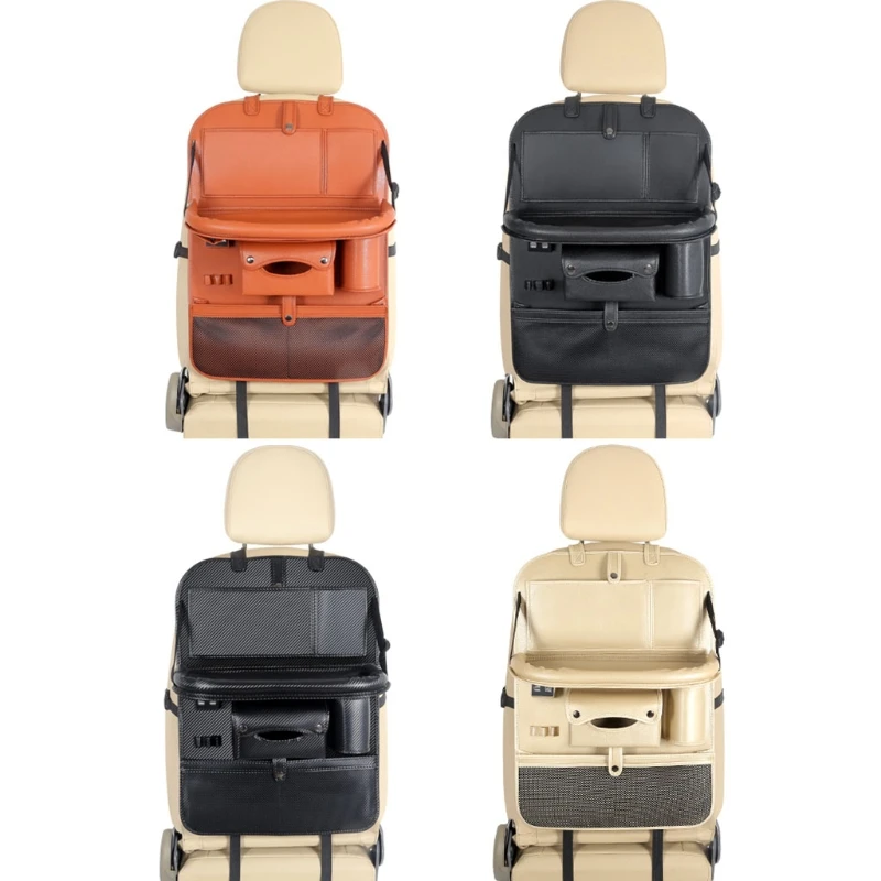 

1 Pc Heavy Duty Back Seat Car Organizer 4 USB Keep Your Car Organized No Mess Extra Large for Powerful Protection Stable