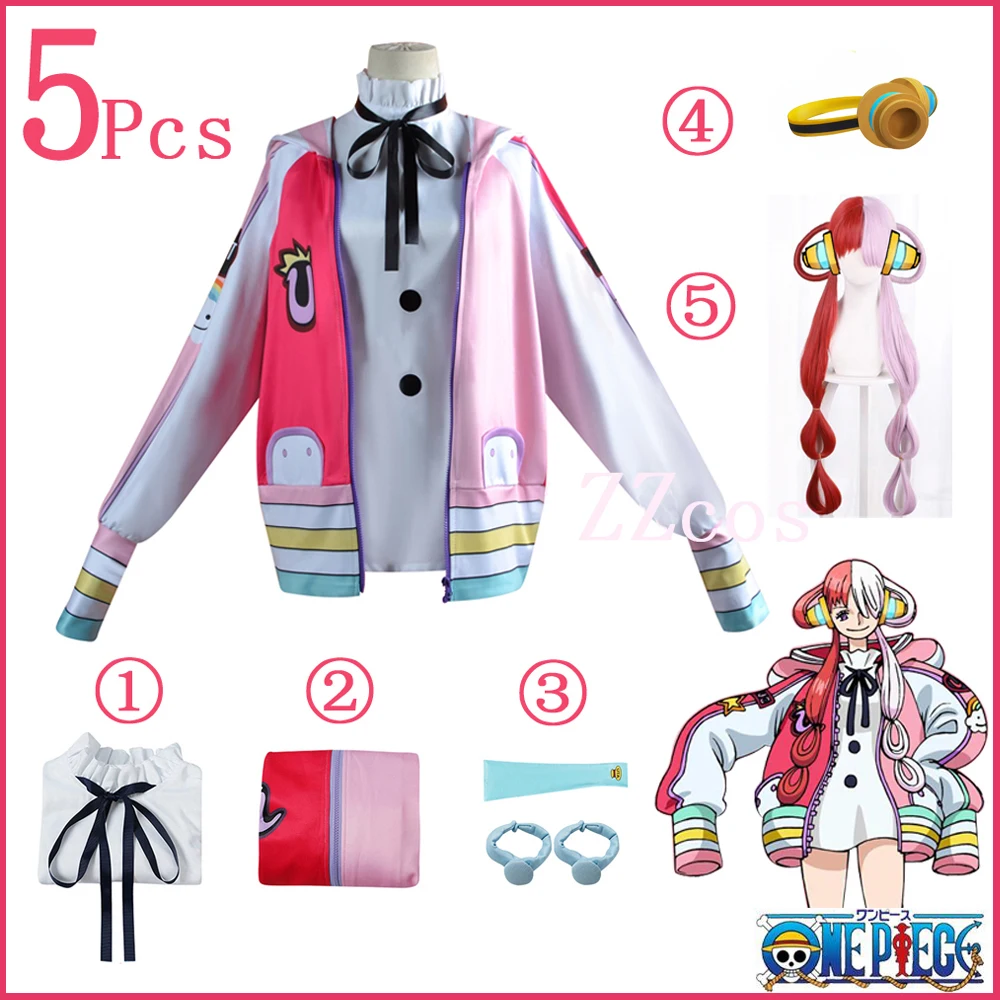 

UTA Cosplay Costumes Wig Anime One Piece Film RED UTA Cosplay Clothes Halloween Christmas Carnival Costume