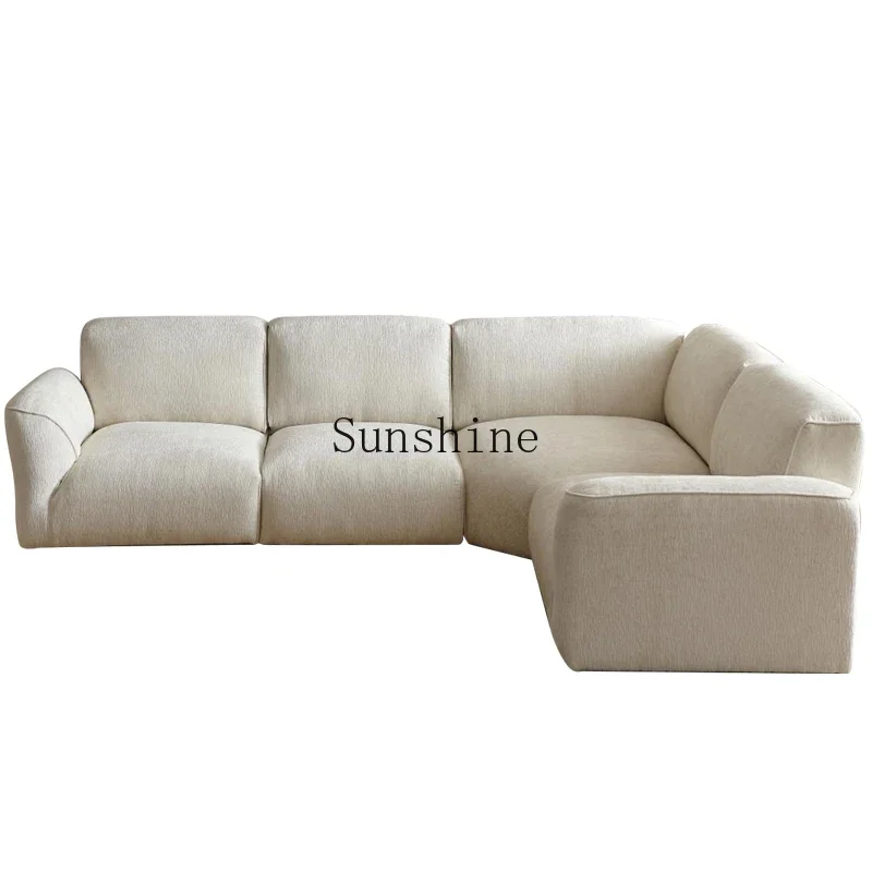 Французский кремовый уголок принцессы комбинированный диван Chenier Down бежевая