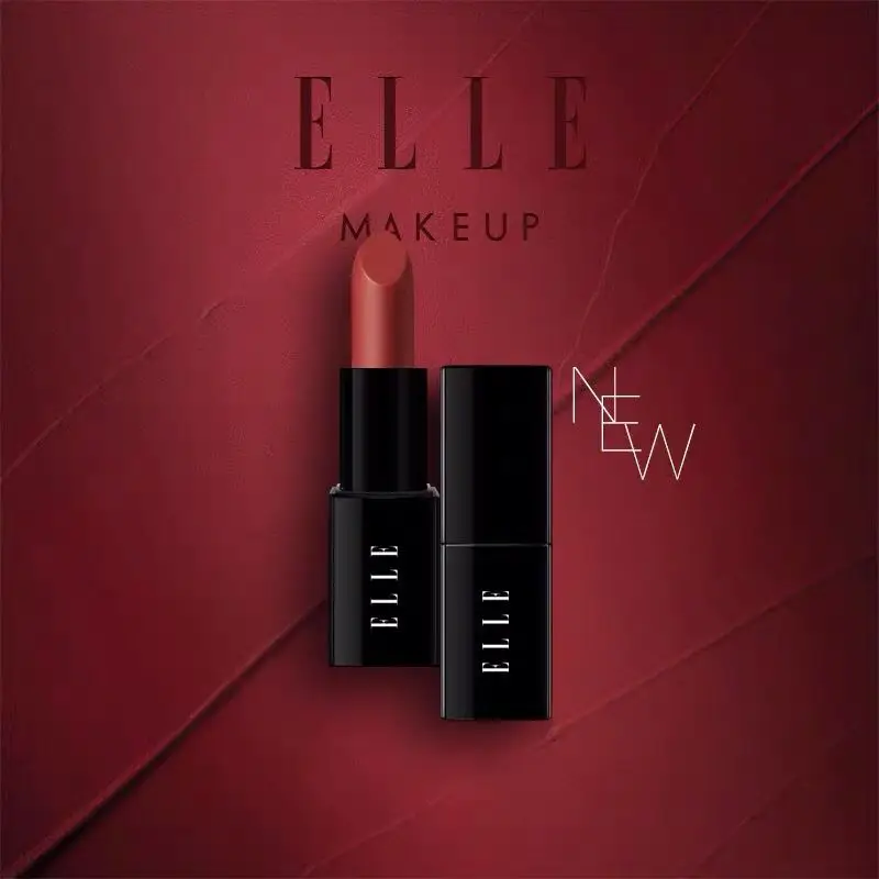 

Original ELLE Lipstick 760 Mist Peach Color 1.4g Lipstick Ladies Makeup Lip Care Moisturizing Lasting Portable