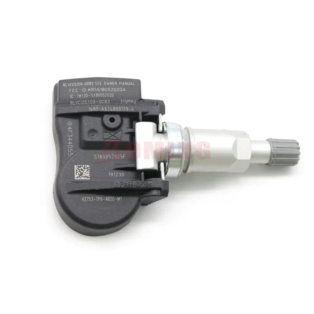 Honda Accord Crosstour 2010-2015 Датчик Системы Контроля Давления В Шинах 42753-TP6-A820 42753-TP6-A821 315 МГц