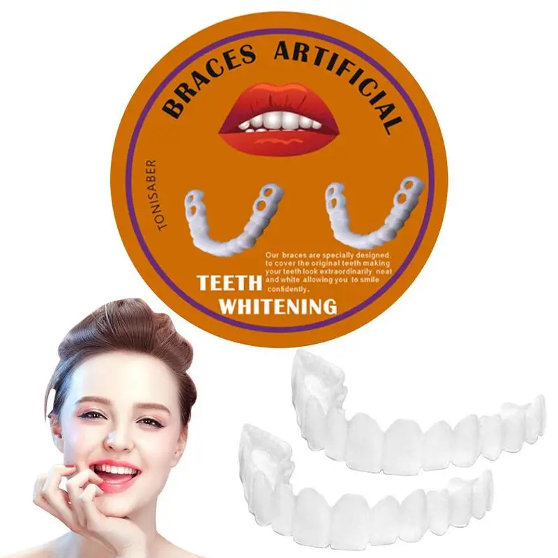 

Teeth Veneers Silicone Snap On Teeth Veneers Teeth Socket Denture Teeth Temporary Fake Teeth