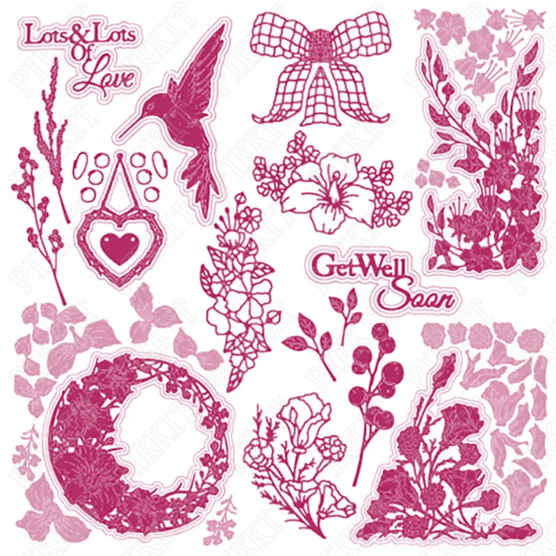 

Carnation Crafts Tiny Flutte Metal Cutting Dies Scrapbook Diary Decoration Embossing Template Diy Greeting Card Handmade