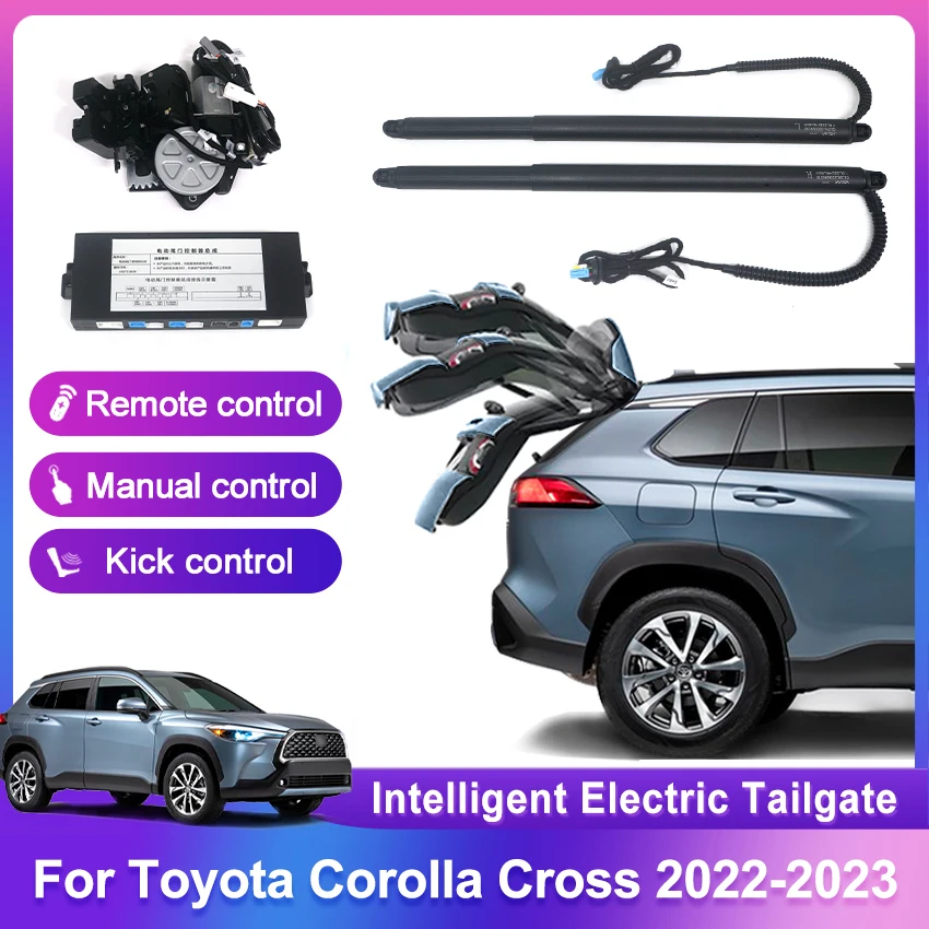 

Для Toyota Corolla Cross 2022-2023 автомобильный подъемник багажника, электрический люк, стойка, автомобильный привод для задней двери