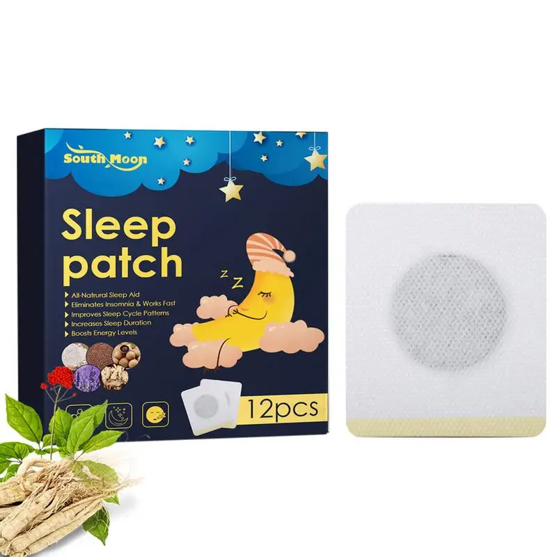 

Sleeping Patches For Adults 12pcs Herbal Sleeping Aids For Adults Sleep Supplement Stickers Body Care Patches Relief Supplies To