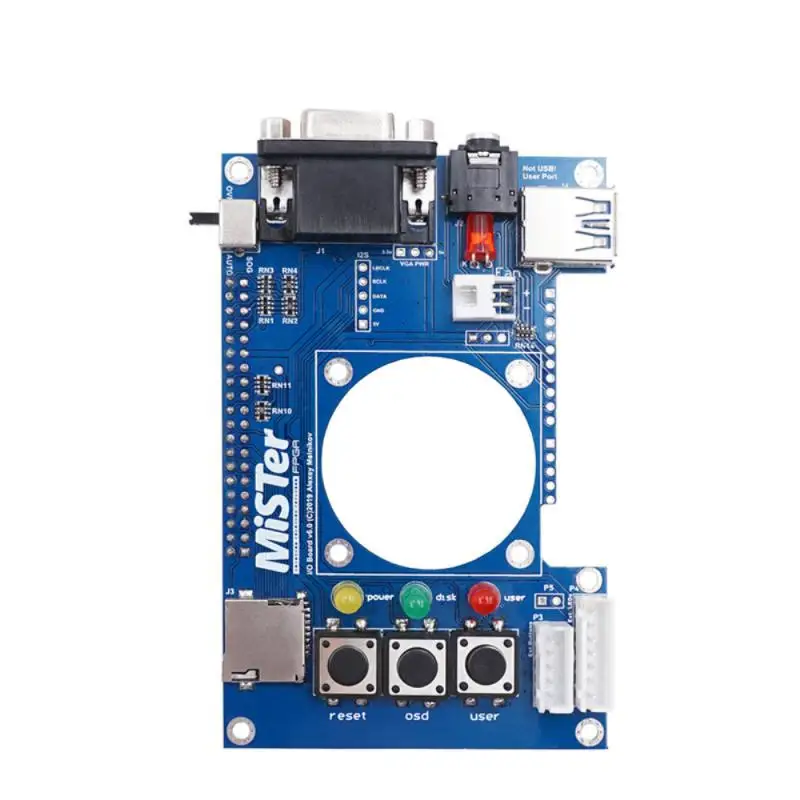 

Terasic DE10-Nano IO Плата, аналоговый видеовыход VGA порт для mr FPGA IO Board Set 3,5 мм, запасная плата для порта наушников