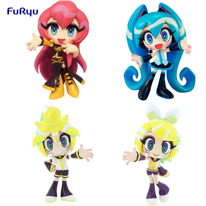 

In Stock Original Furyu Toonize Hatsune Miku Figure Megurine Luka Kagamine Len/Rin Anime Collectible Model Dolls Ornament Gift