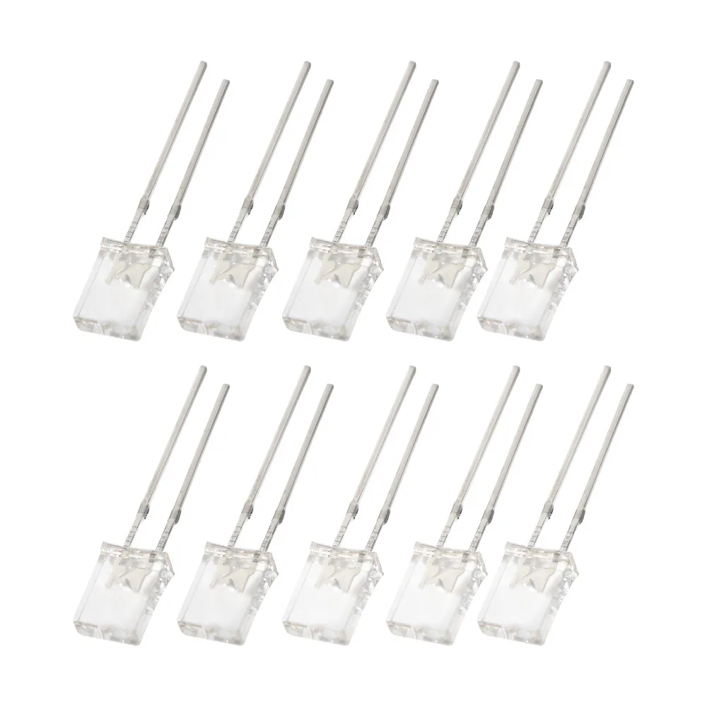 

1000PCS Transparent LED Diode 2*5*7MM White Red Yellow Blue Green Light Emitting