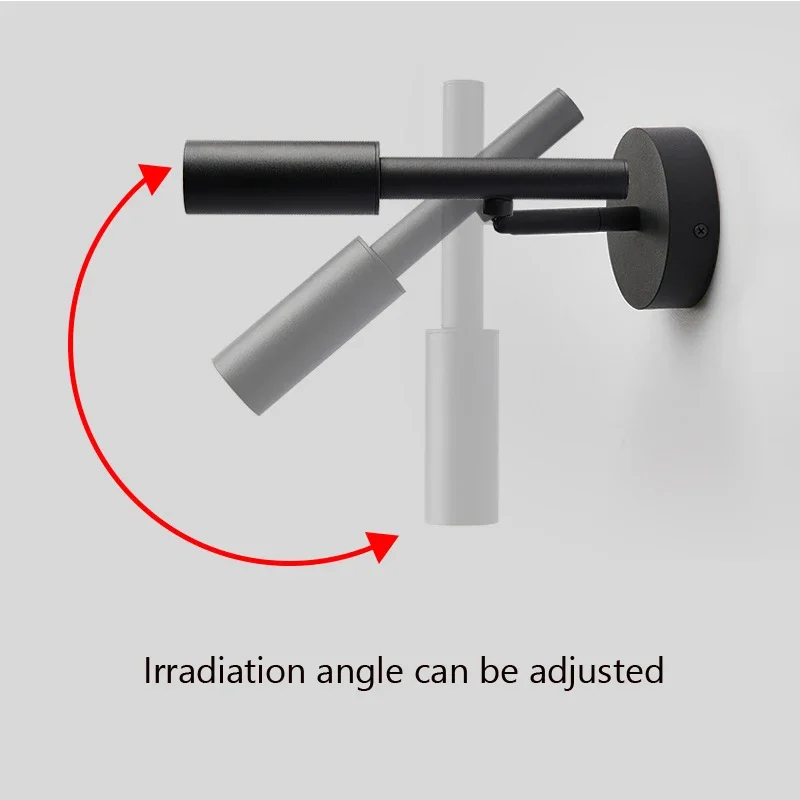 Современная осветительная лампа для спальни прикроватного столика регулируемая