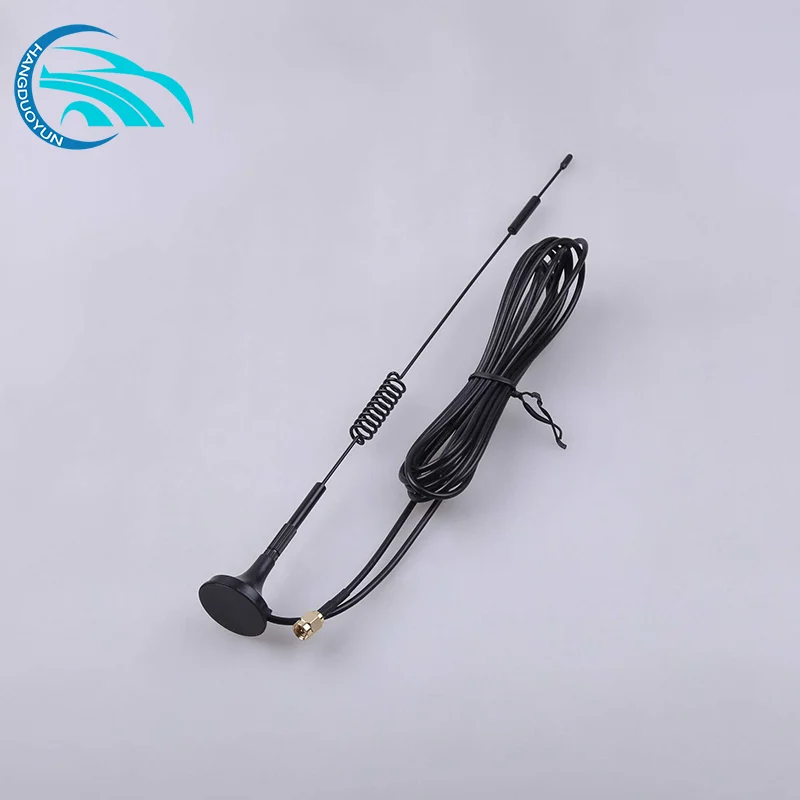 

20PCS 433MHZ Suction Cup External Antenna SMA Inner Screw Inner Needle RG174 L=3M