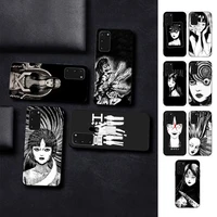 lvtlv japanese horror comic tomie phone case for samsung s10 21 20 9 8 plus lite s20 ultra 7edge