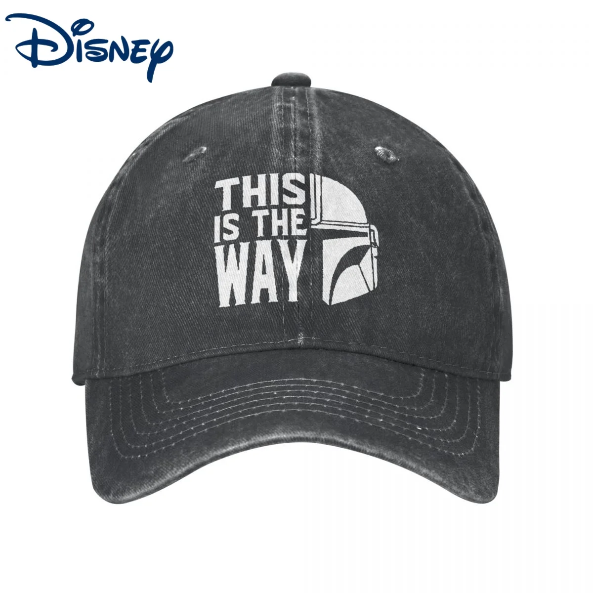 

Marvel Star Wars This Is The Way Mandalorian Men Women Baseball Caps Distressed Washed Caps Hat Activities Snapback Cap