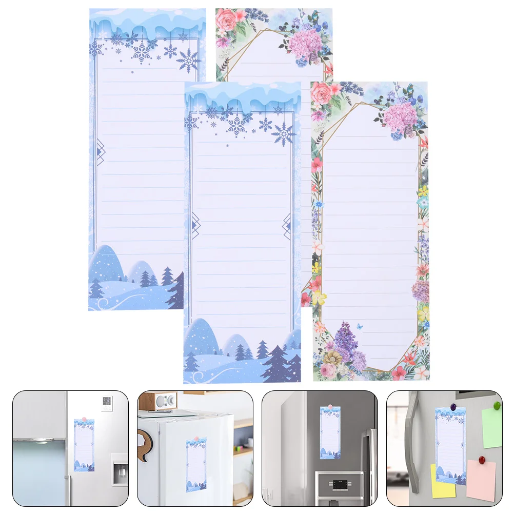 

List Fridge Notepad Grocery Plannerrefrigerator Pads Paper Office Notedo Daily Pad Memo Schedules Magnet Undated Hourly Notebook