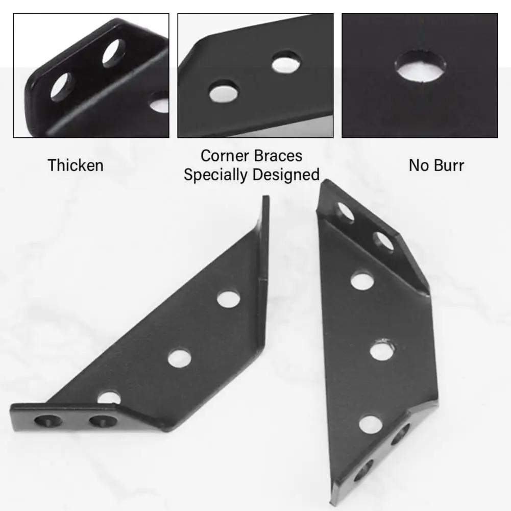 Подставка для полки 10 шт. универсальный металлический угловой разъем мебели