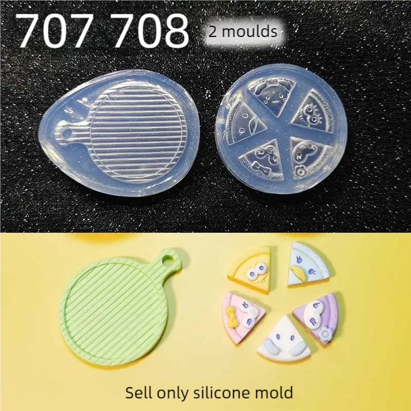 DIY ручная работа поднос для торта с животными форма эпоксидной смолы еда игра