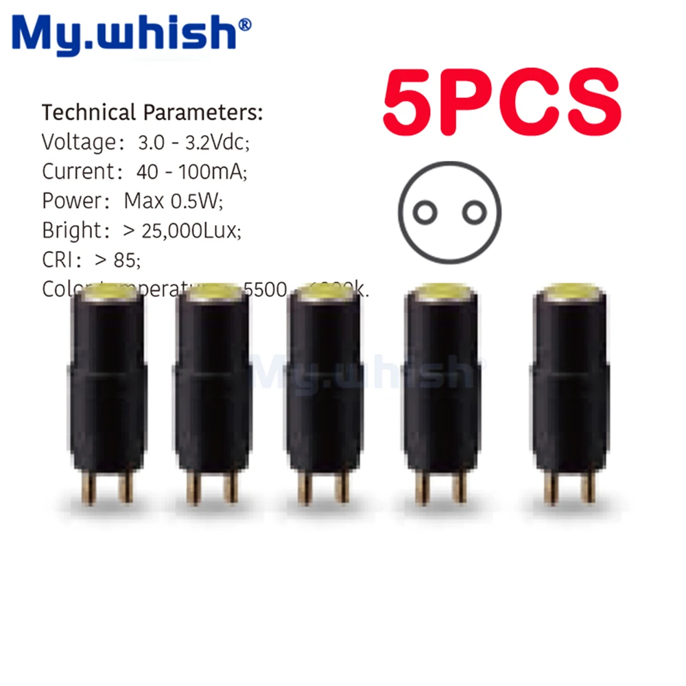 My Whish Dental LED Bulb Lamp High Speed Turbine Handpiece for NSK KaVo Sirona Couplings/Dental Handpiece Spare Parts LED Light