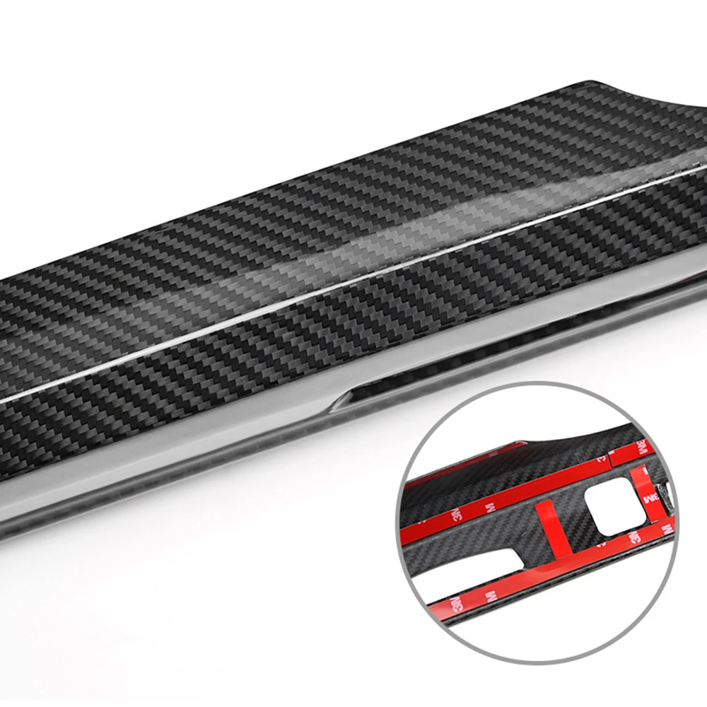 Автомобильный задний багажник из натурального сухого углеродного волокна с